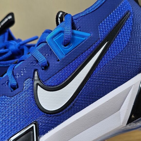 Nike Force Zoom Trout 9 Elite Blue Black Men's Baseball Cleats Shoes FN7229-400 - Picture 6 of 14